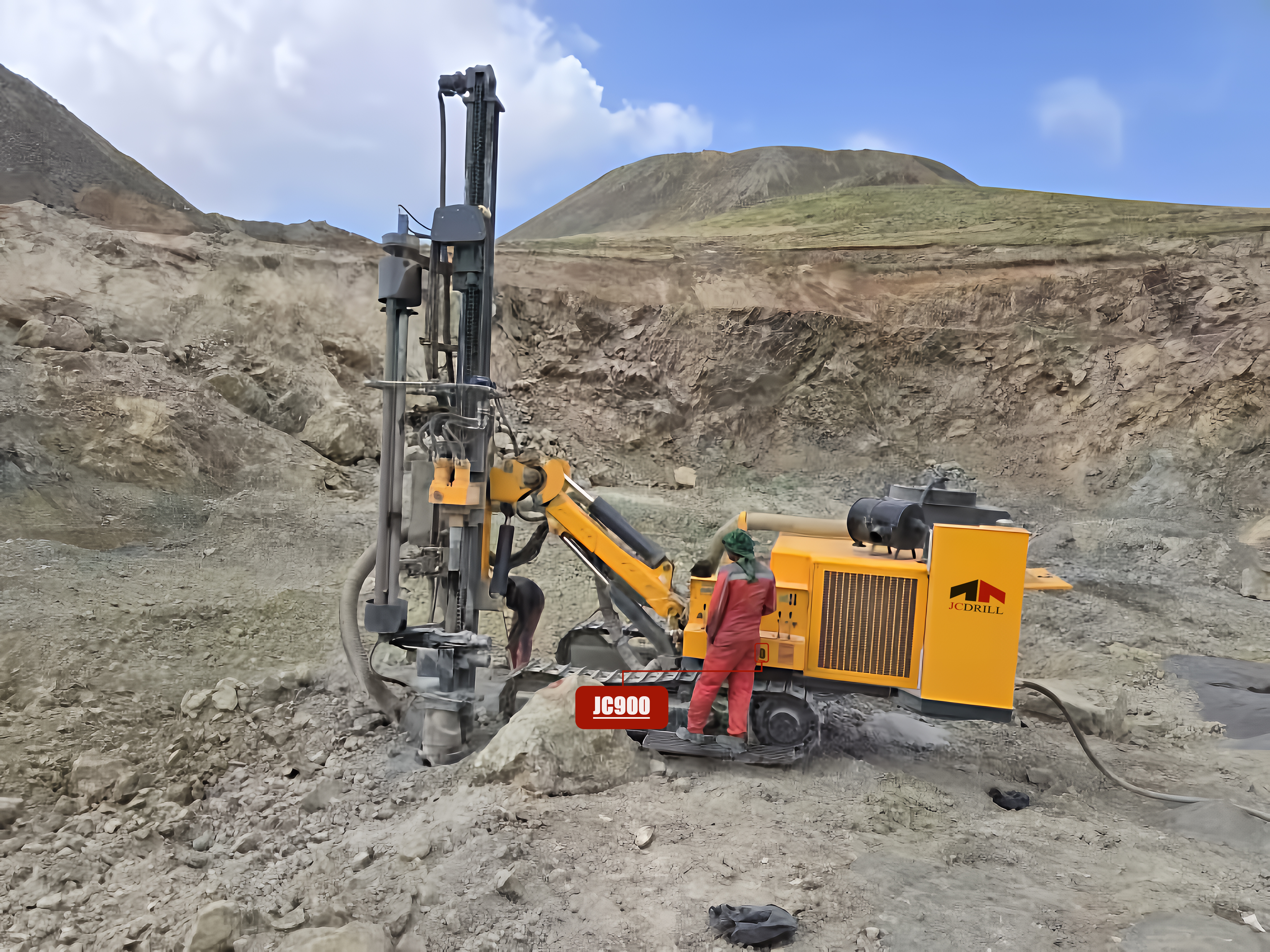 Τελευταίες εταιρικές υποθέσεις JC900 Στο Μέσο Ανατολικό Ορυχείο