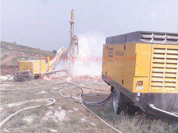 Καλή τιμή. Διπλός αεροσυμπιεστής μηχανών diesel Flighted, εξάγοντας τρυπώντας με τρυπάνι αεροσυμπιεστής βιδών σε απευθείας σύνδεση
