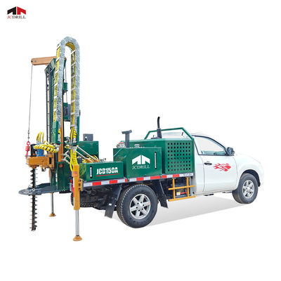 Καλή τιμή. 150M Pickup Mounted Auger Core Drilling Rig Πολυδιάστατη χρήση Εργαλεία γεώτρησης με βίδες σε απευθείας σύνδεση