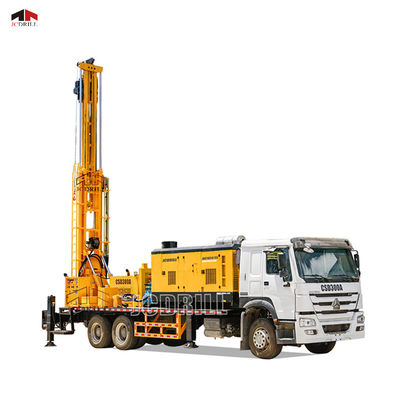 Καλά το υδραυλικό φορτηγό 93kw τοποθέτησε την εγκατάσταση γεώτρησης διατρήσεων νερού για τη γεωργία