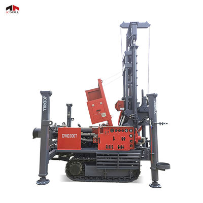 CWD200T Ερπυστριοφόρο Γεωτρύπανο για Πηγάδια Νερού 2000m Βάθος 5500Nm Ροπή