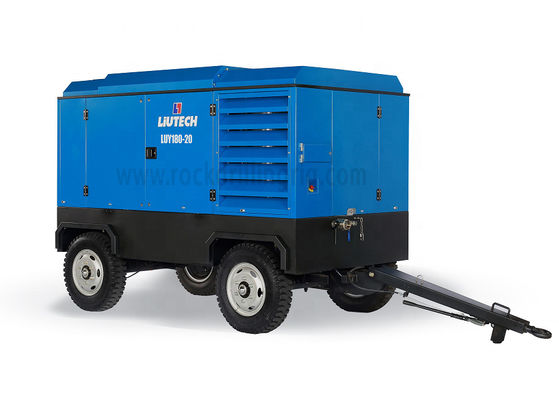 4 υψηλή προσαρμοστικότητα χαμηλού θορύβου ISO9001 αεροσυμπιεστών μηχανών diesel ροδών