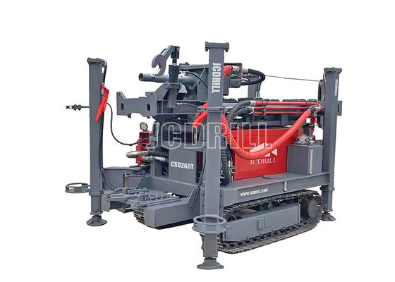 Η αντιολισθητική αλυσίδα μηχανών Yuchai χάλυβα τοποθέτησε τη γεώτρηση Cwd260t εγκαταστάσεων γεώτρησης τρυπανιών